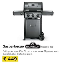 Gasbarbecue freestyle 365-Napoleon