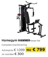 Homegym hammer ferrum tx3-Hammer