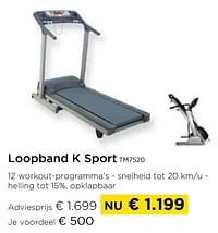 Loopband k sport tm7520-Ksport