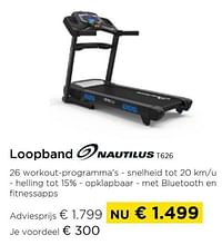 Loopband nautilus t626-NAUTILUS
