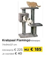 Promoties Krabpaal flamingo kilimanjaro - Flamingo - Geldig van 01/07/2024 tot 31/07/2024 bij Molecule