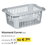 Wasmand curver steel-Curver