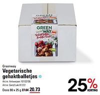 Vegetarische gehaktballetjes-Greenway