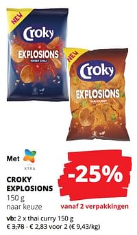 Croky explosions thai curry-Croky