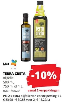Extra olijfolie van eerste persing-Terra creta