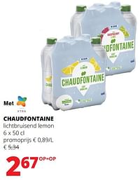 Chaudfontaine lichtbruisend lemon-Chaudfontaine