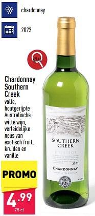 Chardonnay southern creek volle, houtgerijpte australische witte wijn-Witte wijnen