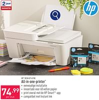 Promoties Hp deskjet 4210e all-in-one-printer - HP - Geldig van 22/07/2024 tot 28/07/2024 bij Aldi