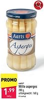 Promoties Witte asperges - Aarts - Geldig van 22/07/2024 tot 28/07/2024 bij Aldi