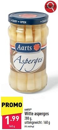 Witte asperges-Aarts