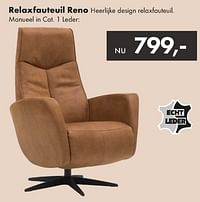 Relaxfauteuil reno-Huismerk - Woonsquare