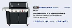 Gas bbq genesis e-435