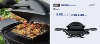 Promoties Gas bbq q2200 - Weber - Geldig van 19/07/2024 tot 30/09/2024 bij Supra Bazar