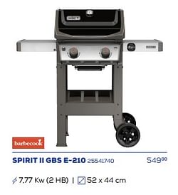 Gas bbq spirit ii gbs e-210