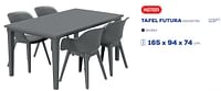 Promoties Tafel futura - Keter - Geldig van 19/07/2024 tot 30/09/2024 bij Supra Bazar