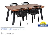 Tafel poznan-Huismerk - Supra Bazar