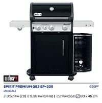 Gas bbq spirit premium gbs ep-335-Weber