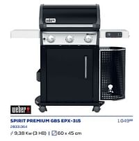 Gas bbq spirit premium gbs epx-315-Weber