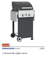 Promoties Gas bbq spring 2002 - Barbecook - Geldig van 19/07/2024 tot 30/09/2024 bij Supra Bazar