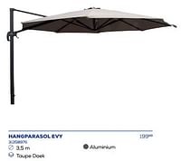 Hangparasol evy-Huismerk - Supra Bazar