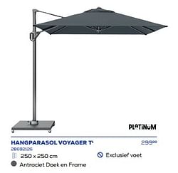 Hangparasol voyager t1