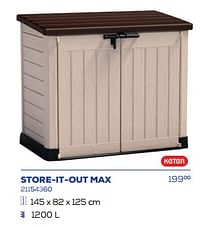 Opbergboxen store-it-out max-Keter