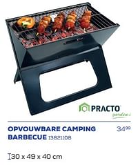 Opvouwbare camping barbecue-Practo