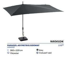 Parasol asymetriq sideway