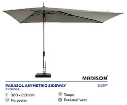 Parasol asymetriq sideway