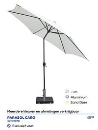 Parasol caro-Huismerk - Supra Bazar