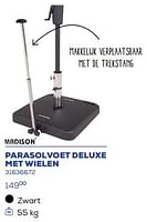 Promoties Parasolvoet deluxe met wielen - Madison - Geldig van 19/07/2024 tot 30/09/2024 bij Supra Bazar