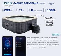 Promoties Jacuzzi greystone - Intex - Geldig van 19/07/2024 tot 30/09/2024 bij Supra Bazar
