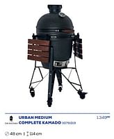 Promoties Urban medium complete kamado - The Bastard - Geldig van 19/07/2024 tot 30/09/2024 bij Supra Bazar