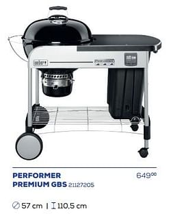 Weber houtskool performer premium gbs