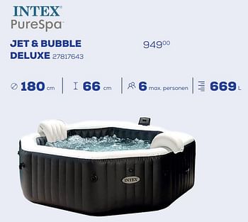 Promoties Jet + bubble deluxe - Intex - Geldig van 19/07/2024 tot 30/09/2024 bij Supra Bazar