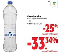 Chaudfontaine natuurlijk mineraalwater-Chaudfontaine