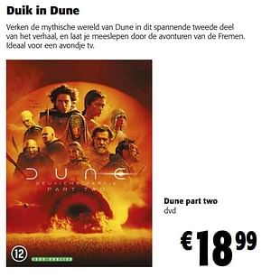 Dune part two dvd