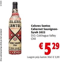 Colores santos cabernet sauvignonsyrah-Rode wijnen