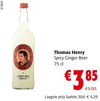 Thomas henry spicy ginger beer-THOMAS HENRY