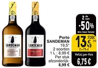Promoties Porto sandeman - Sandeman - Geldig van 23/07/2024 tot 29/07/2024 bij Cora