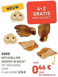 Good natuurlijke snacks in bulk kalfshoefjes-Huismerk - Tom & Co