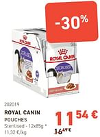 Promoties Royal canin pouches sterilised - Royal Canin - Geldig van 17/07/2024 tot 28/07/2024 bij Tom&Co