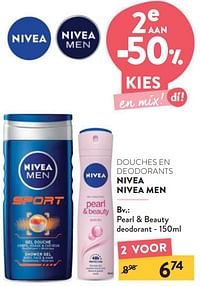 Pearl + beauty deodorant-Nivea