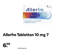 Allerfre tabletten 10 mg 7-Allerfre