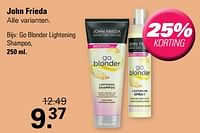 Go blonder lightening shampoo-John Frieda