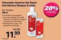 Hairwonder intensive hair repair anti-hairloss shampoo-Hairwonder