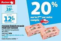 Pochons émincés en gelée pour chat auchan-Huismerk - Auchan