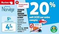 Saumon fumé auchan cultivons le bon-Huismerk - Auchan