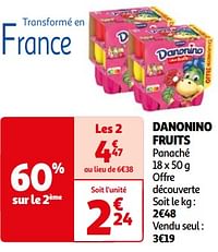 Danonino fruits panaché-Danone