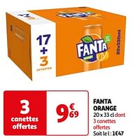Promoties Fanta orange - Fanta - Geldig van 23/07/2024 tot 29/07/2024 bij Auchan